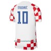 Camiseta de fútbol Croacia Modrić 10 Primera Equipación Mundial 2022 - Hombre